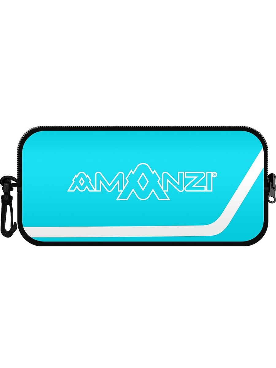 Brille AMANZI | Amanzi Dominate Pearl Mirror Schwimmbrille – Aqua/Weis