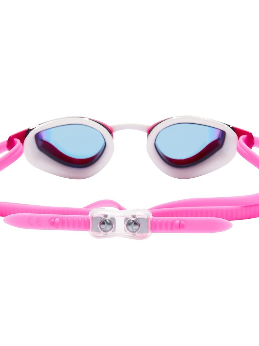 Brille AMANZI | Amanzi Dominate Sunset Mirror Schwimmbrille – Pink/Weis