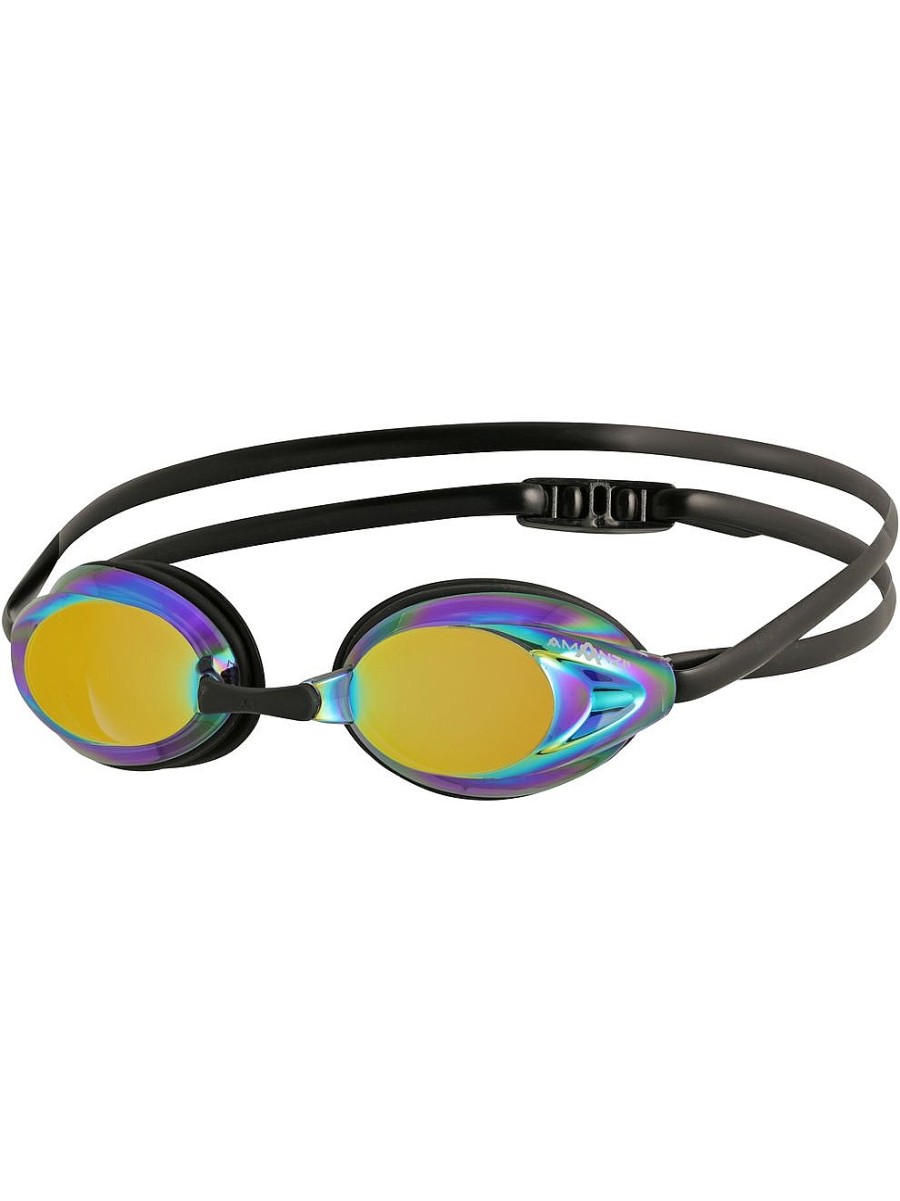 Brille AMANZI | Amanzi Axion Graphite Mirror Schwimmbrille – Schwarz