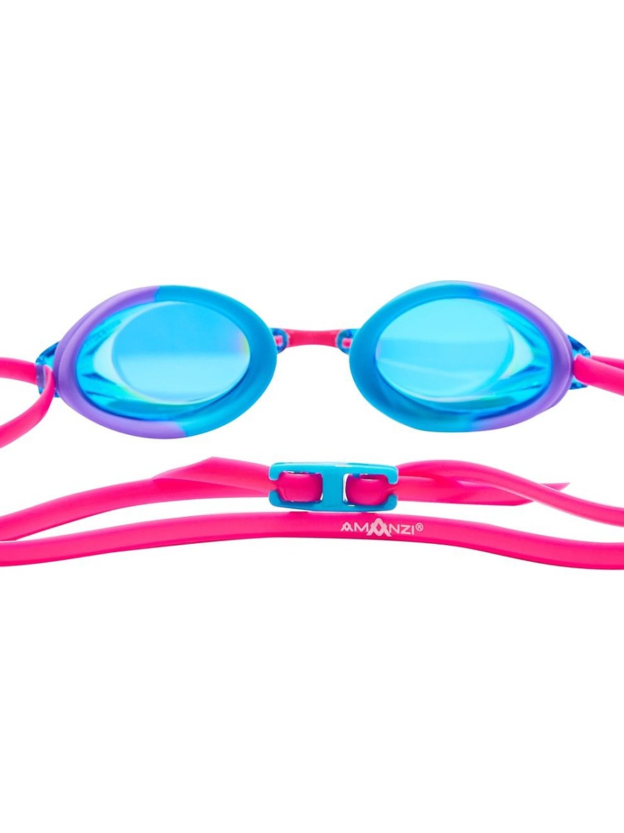 Brille AMANZI | Amanzi Axion Prismatic Mirror Schwimmbrille – Pink/Blau/Lila